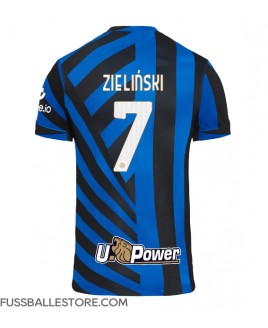 Günstige Inter Milan Piotr Zielinski #7 Heimtrikot 2024-25 Kurzarm